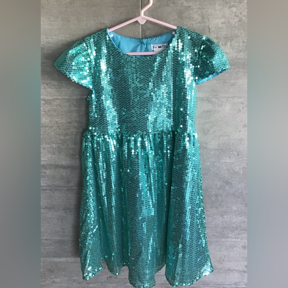 Joe Ella blue sequin dress